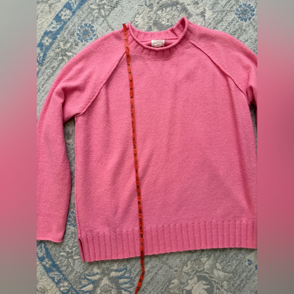 Caslon Pink Crew Neck Sweater - Picture 4 of 7